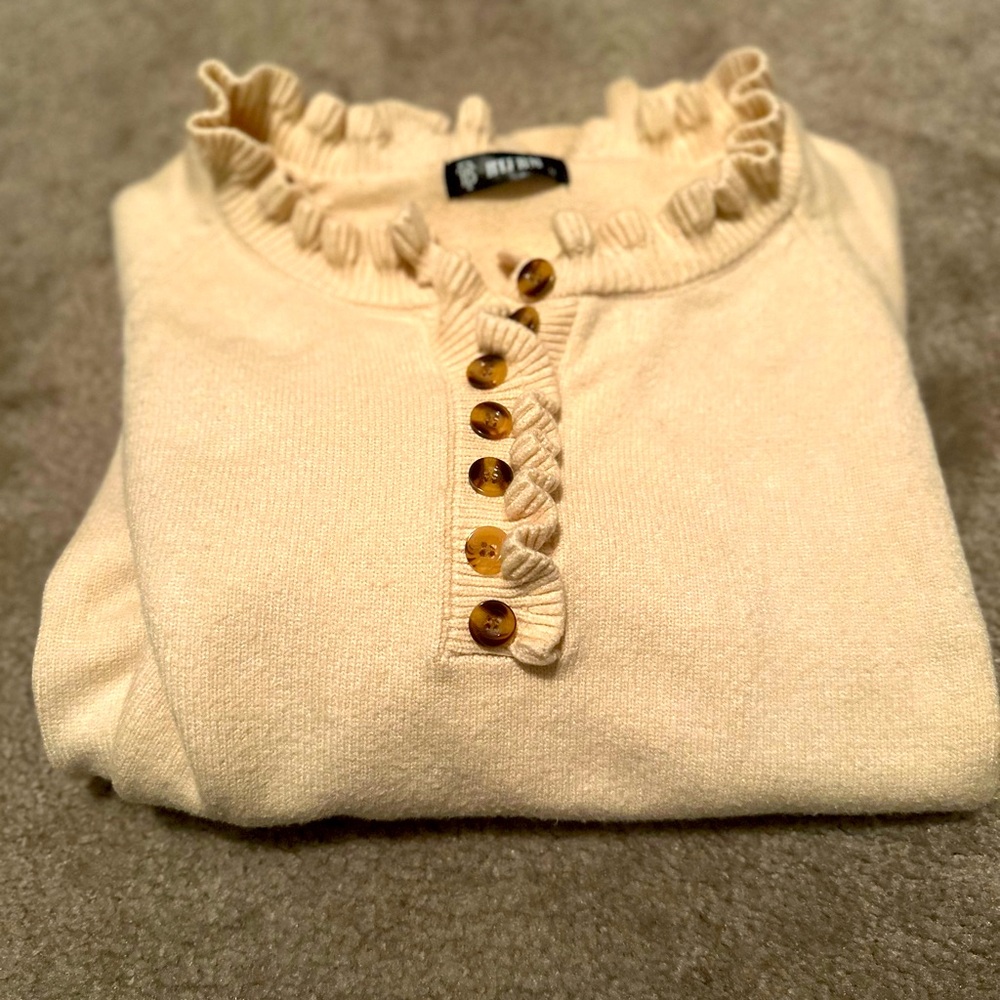 Cream sweater